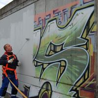 08-Graffiti-von-Klinker-entfernt-Rostock-Farbanstrich-erneuert